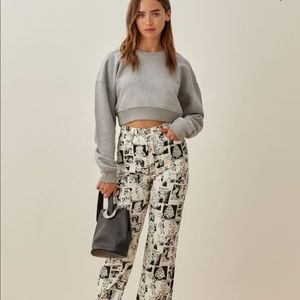 Reformation Hunter Crop Sweatshirt NWT
